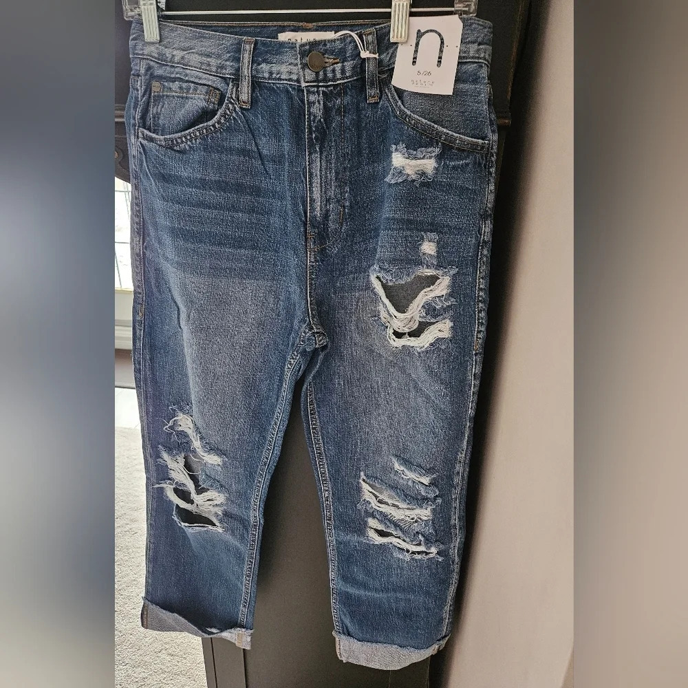 Nature Denim Estilo  Straight High Rise Jeans